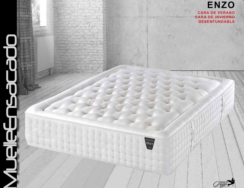 Colchón Enzo Muelles Ensacados - Muebles Jorge Getafe